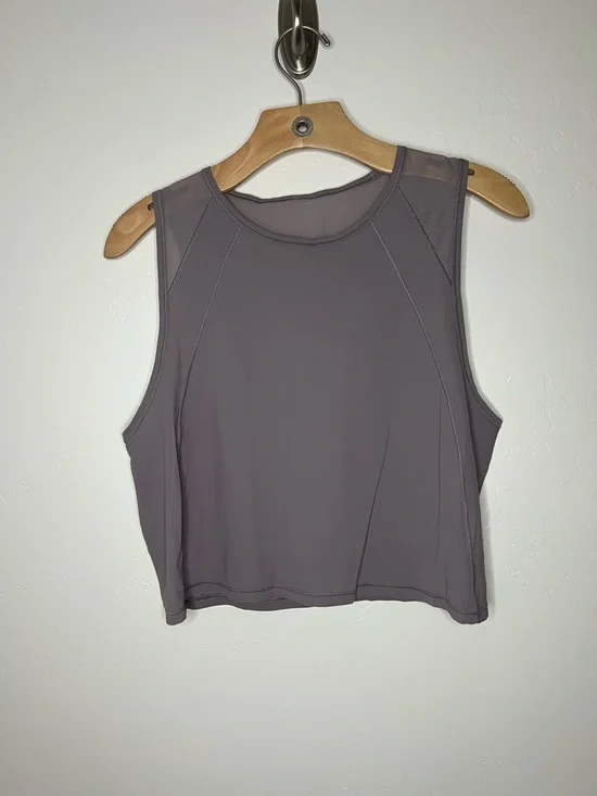 Lululemon Sculpt Cropped Tank Top Violet Verbena - Picture 1 of 3